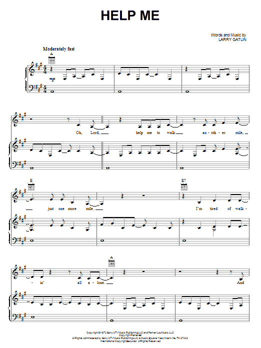 Johnny Cash Help Me sheet music notes and chords arranged for Guitar Chords/Lyrics