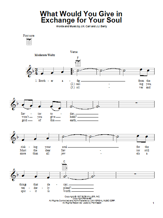 Johnny Cash What Would You Give In Exchange For Your Soul sheet music notes and chords arranged for Piano, Vocal & Guitar Chords (Right-Hand Melody)