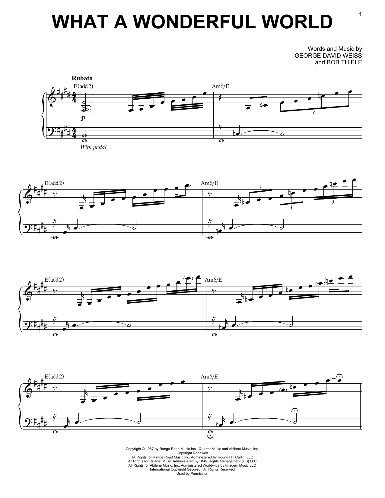 Jon Batiste What A Wonderful World sheet music notes and chords arranged for Piano, Vocal & Guitar Chords (Right-Hand Melody)