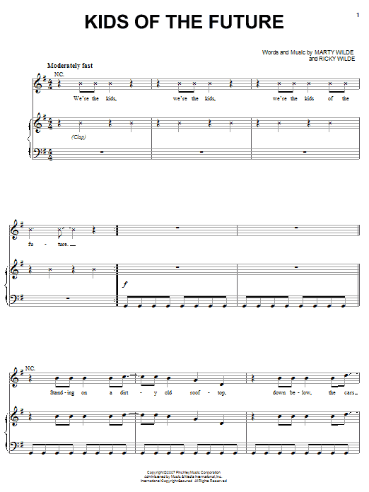 Jonas Brothers Kids Of The Future sheet music notes and chords arranged for Easy Piano