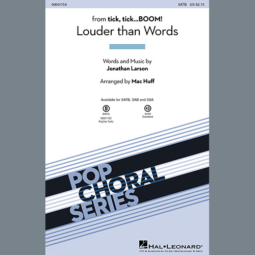 Easily Download Jonathan Larson Printable PDF piano music notes, guitar tabs for  SSA Choir. Transpose or transcribe this score in no time - Learn how to play song progression.