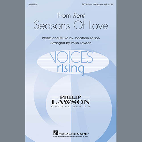Easily Download Jonathan Larson Printable PDF piano music notes, guitar tabs for  SATB Choir. Transpose or transcribe this score in no time - Learn how to play song progression.