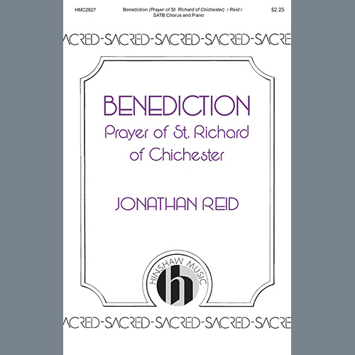 Easily Download Jonathan Reid Printable PDF piano music notes, guitar tabs for  SATB Choir. Transpose or transcribe this score in no time - Learn how to play song progression.