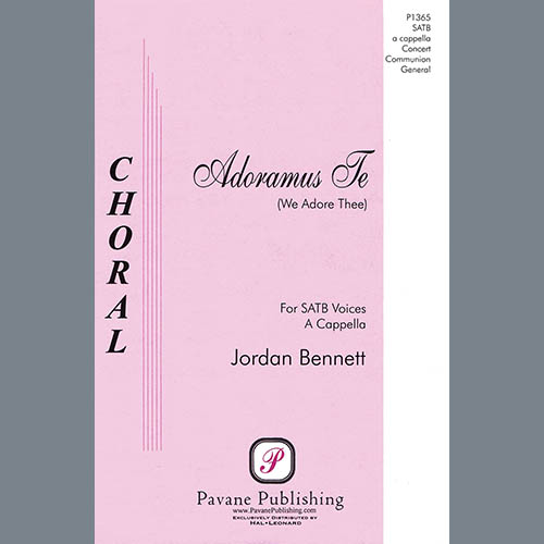 Easily Download Jordan Bennett Printable PDF piano music notes, guitar tabs for  SATB Choir. Transpose or transcribe this score in no time - Learn how to play song progression.