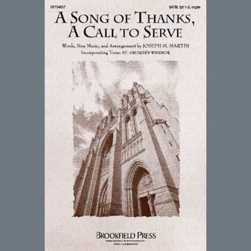 Easily Download Joseph M. Martin Printable PDF piano music notes, guitar tabs for  SATB Choir. Transpose or transcribe this score in no time - Learn how to play song progression.