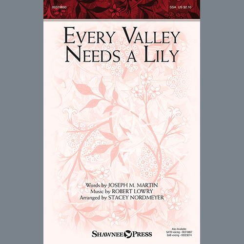 Easily Download Joseph M. Martin and Robert Lowry Printable PDF piano music notes, guitar tabs for  SATB Choir. Transpose or transcribe this score in no time - Learn how to play song progression.