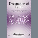 Joseph M. Martin 'Declaration Of Faith - Bass Trombone/Tuba' Choir Instrumental Pak