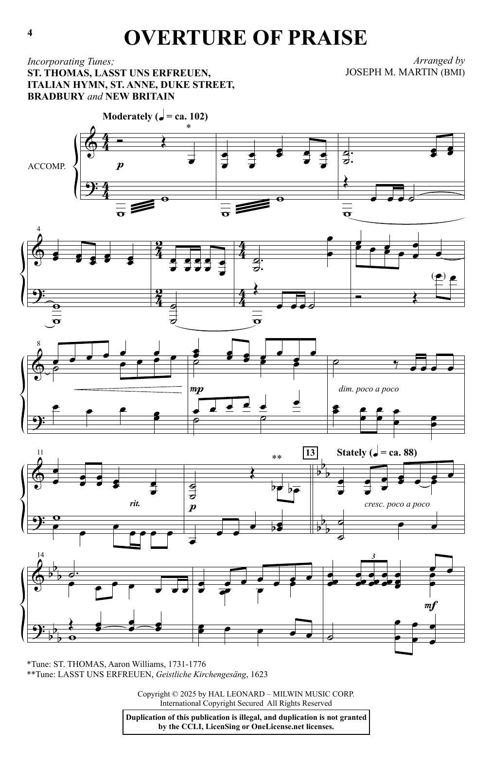 Joseph M. Martin Our Songs Shall Rise sheet music notes and chords arranged for SATB Choir