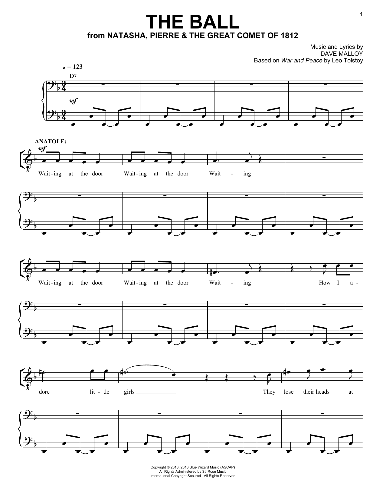 Josh Groban The Ball sheet music notes and chords arranged for Piano & Vocal