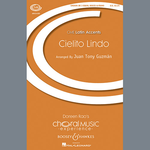 Easily Download Juan-Tony Guzmán Printable PDF piano music notes, guitar tabs for  Unison Choir. Transpose or transcribe this score in no time - Learn how to play song progression.