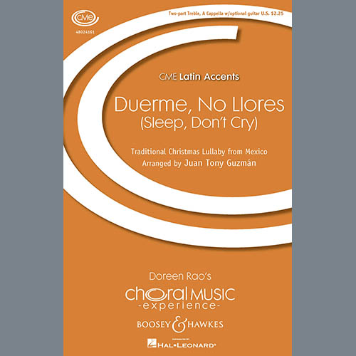 Easily Download Juan-Tony Guzman Printable PDF piano music notes, guitar tabs for  2-Part Choir. Transpose or transcribe this score in no time - Learn how to play song progression.