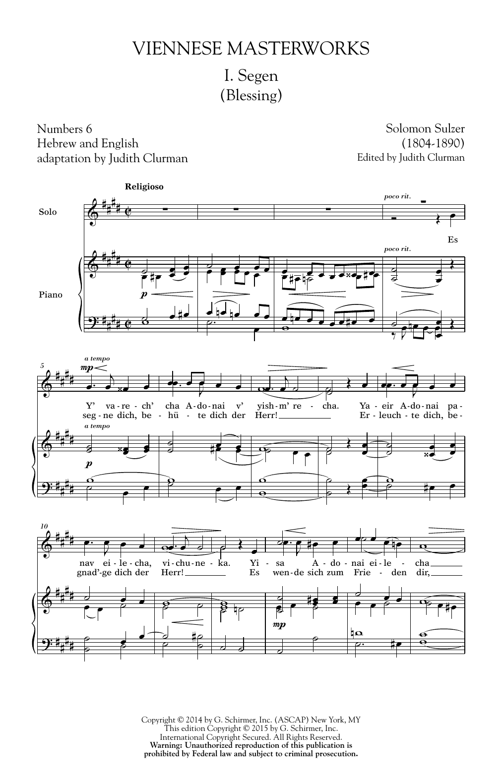 Judith Clurman I Will Praise sheet music notes and chords arranged for SATB Choir