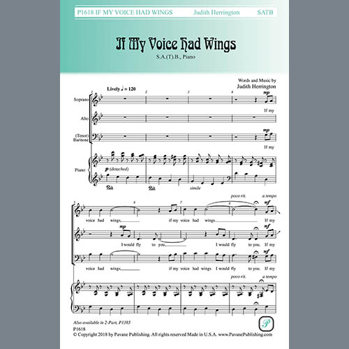 Easily Download Judith Herrington Printable PDF piano music notes, guitar tabs for  2-Part Choir. Transpose or transcribe this score in no time - Learn how to play song progression.