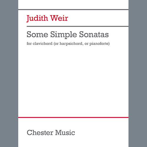 Easily Download Judith Weir Printable PDF piano music notes, guitar tabs for  Piano Solo. Transpose or transcribe this score in no time - Learn how to play song progression.