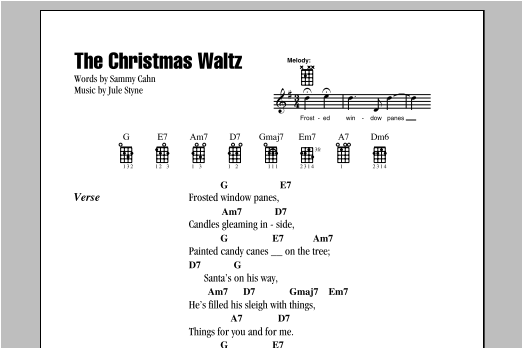 Jule Styne The Christmas Waltz sheet music notes and chords arranged for Clarinet Duet