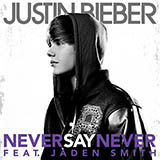 Justin Bieber 'Never Say Never' Big Note Piano