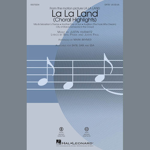 Easily Download Justin Hurwitz Printable PDF piano music notes, guitar tabs for  SAB Choir. Transpose or transcribe this score in no time - Learn how to play song progression.