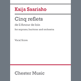 Kaija Saariaho 'Cinq reflets (vocal score)' Vocal Solo