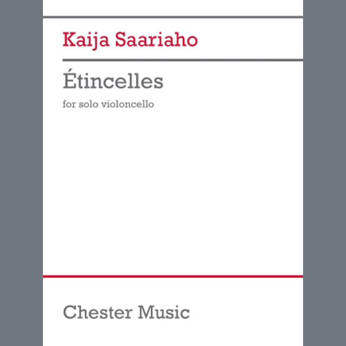 Easily Download Kaija Saariaho Printable PDF piano music notes, guitar tabs for  Cello Solo. Transpose or transcribe this score in no time - Learn how to play song progression.
