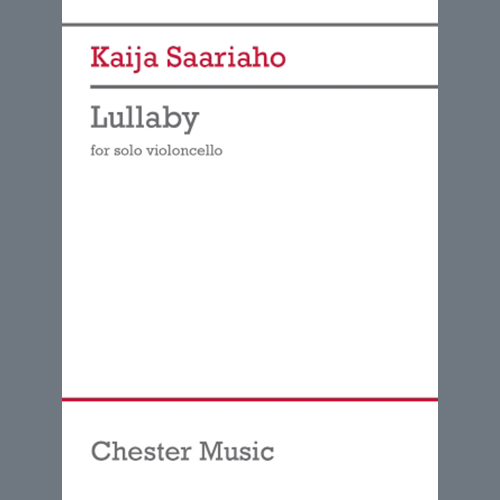 Easily Download Kaija Saariaho Printable PDF piano music notes, guitar tabs for  Cello Solo. Transpose or transcribe this score in no time - Learn how to play song progression.