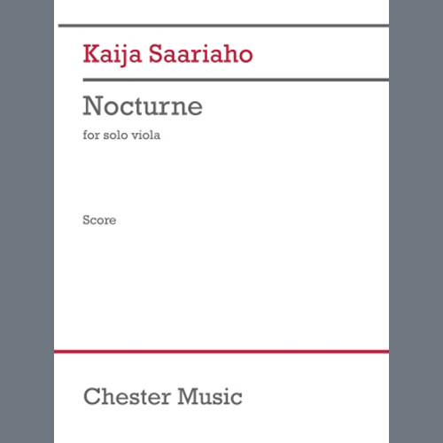 Easily Download Kaija Saariaho Printable PDF piano music notes, guitar tabs for  Viola Solo. Transpose or transcribe this score in no time - Learn how to play song progression.