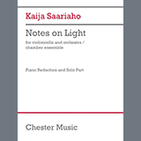 Kaija Saariaho 'Notes on Light (piano reduction)' Cello and Piano
