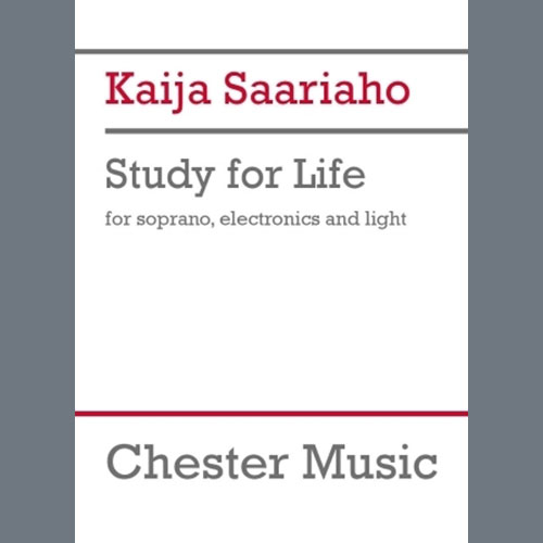 Easily Download Kaija Saariaho Printable PDF piano music notes, guitar tabs for  Piano & Vocal. Transpose or transcribe this score in no time - Learn how to play song progression.
