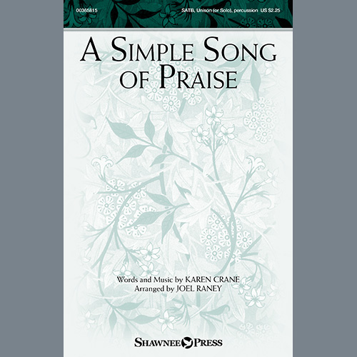 Easily Download Karen Crane Printable PDF piano music notes, guitar tabs for  SATB Choir. Transpose or transcribe this score in no time - Learn how to play song progression.