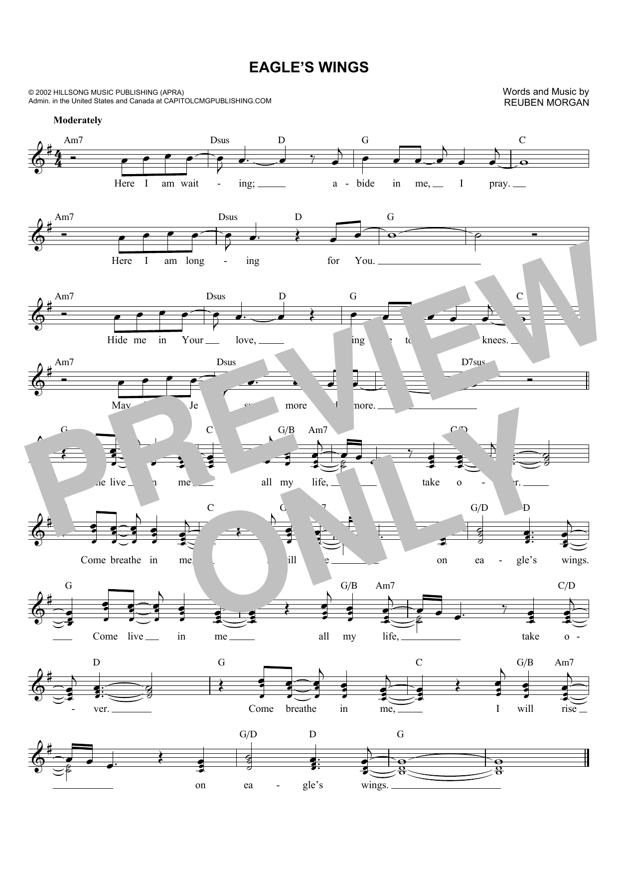 Katinas Eagle's Wings sheet music notes and chords arranged for Lead Sheet / Fake Book