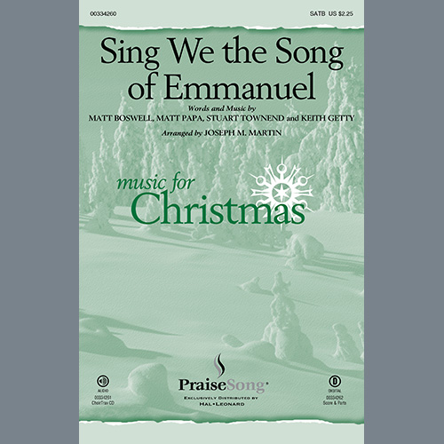 Easily Download Keith & Kristyn Getty, Matt Boswell and Matt Papa Printable PDF piano music notes, guitar tabs for  SATB Choir. Transpose or transcribe this score in no time - Learn how to play song progression.