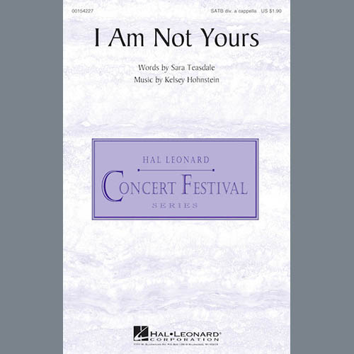 Easily Download Kelsey Hohnstein Printable PDF piano music notes, guitar tabs for  SATB Choir. Transpose or transcribe this score in no time - Learn how to play song progression.