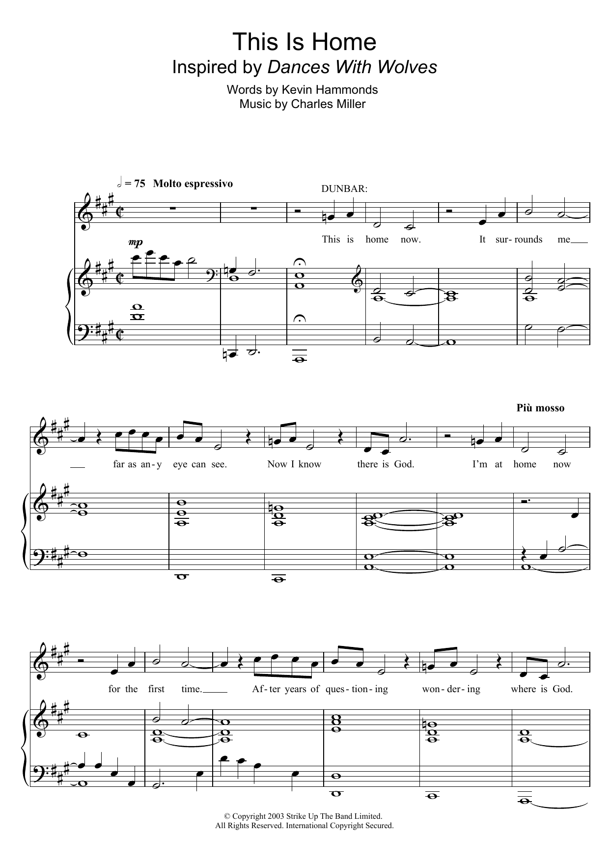Kevin Hammonds This Is Home sheet music notes and chords arranged for Piano & Vocal