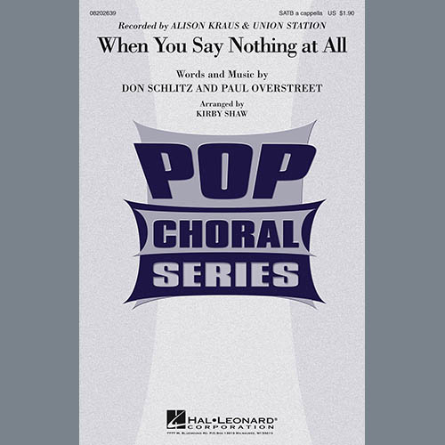 Easily Download Kirby Shaw Printable PDF piano music notes, guitar tabs for  SATB Choir. Transpose or transcribe this score in no time - Learn how to play song progression.