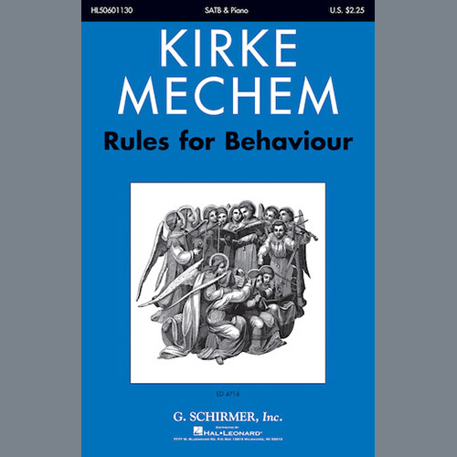 Easily Download Kirke Mechem Printable PDF piano music notes, guitar tabs for  SATB Choir. Transpose or transcribe this score in no time - Learn how to play song progression.