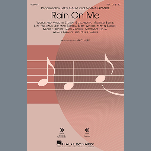 Lady Gaga & Ariana Grande 'Rain On Me (arr. Mac Huff)' SSA Choir