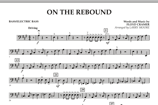 Larry Moore On the Rebound - Bass sheet music notes and chords arranged for Orchestra