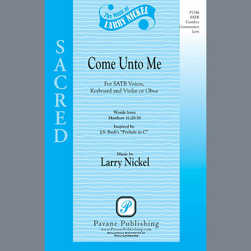 Easily Download Larry Nickel Printable PDF piano music notes, guitar tabs for  SATB Choir. Transpose or transcribe this score in no time - Learn how to play song progression.