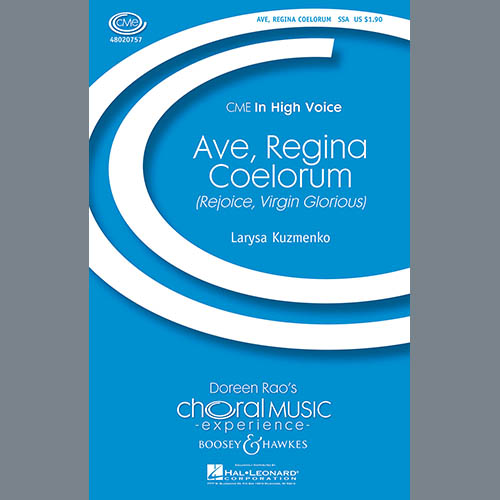 Easily Download Larysa Kuzmenko Printable PDF piano music notes, guitar tabs for  SSA Choir. Transpose or transcribe this score in no time - Learn how to play song progression.