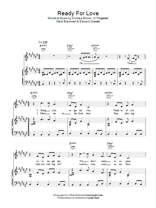 LAWSON Are You Ready? sheet music notes and chords arranged for Piano, Vocal & Guitar Chords
