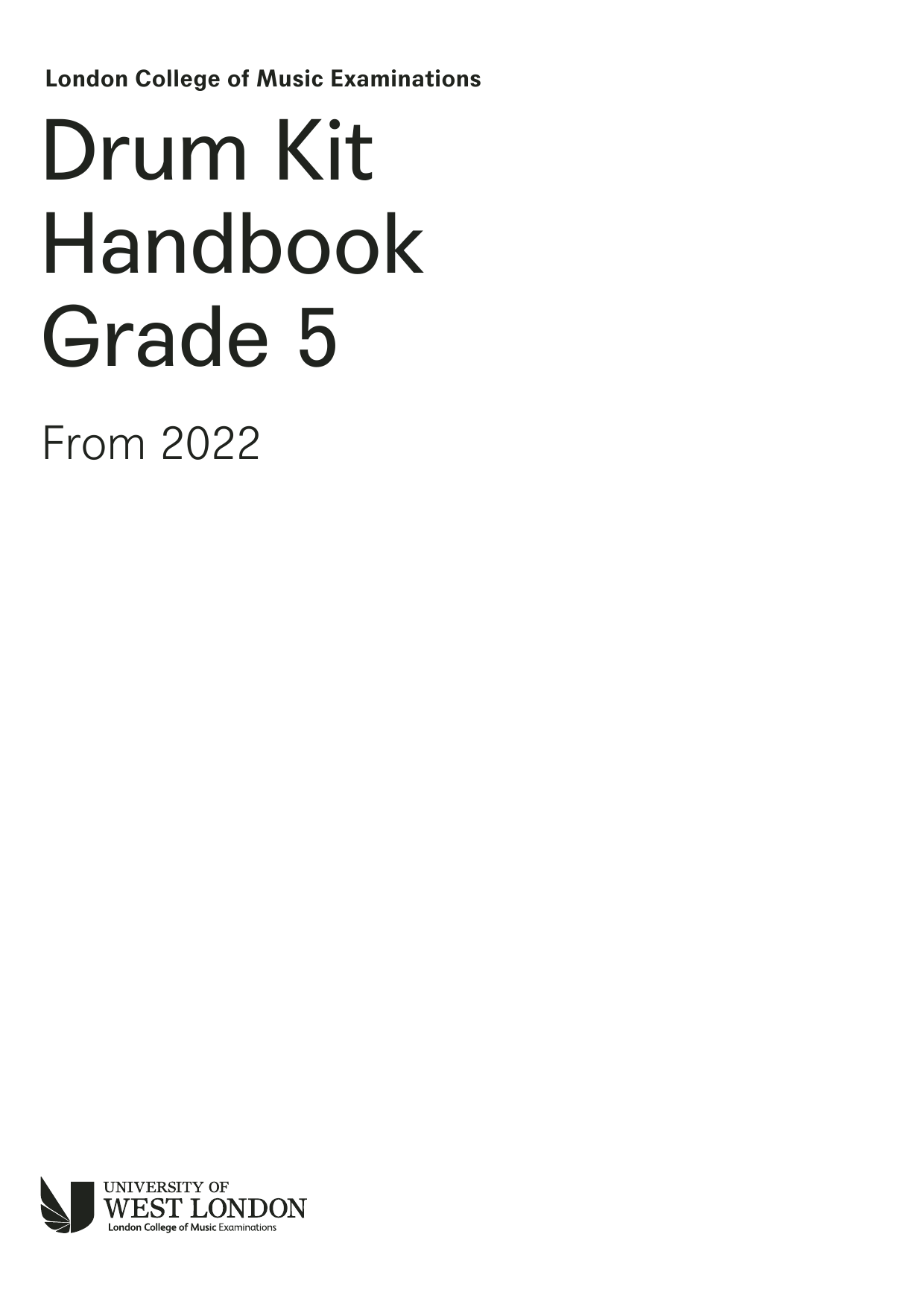 LCME LCME Drum Kit Handbook 2022: Grade 5 sheet music notes and chords arranged for Instrumental Method
