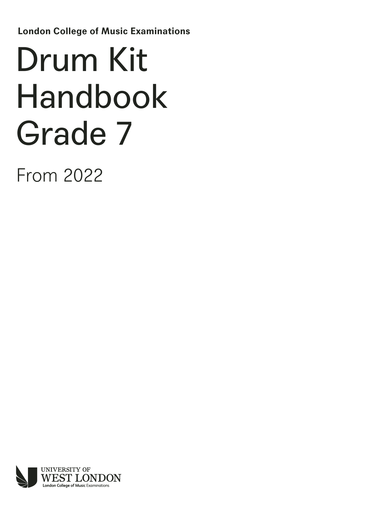 LCME LCME Drum Kit Handbook 2022: Grade 7 sheet music notes and chords arranged for Instrumental Method