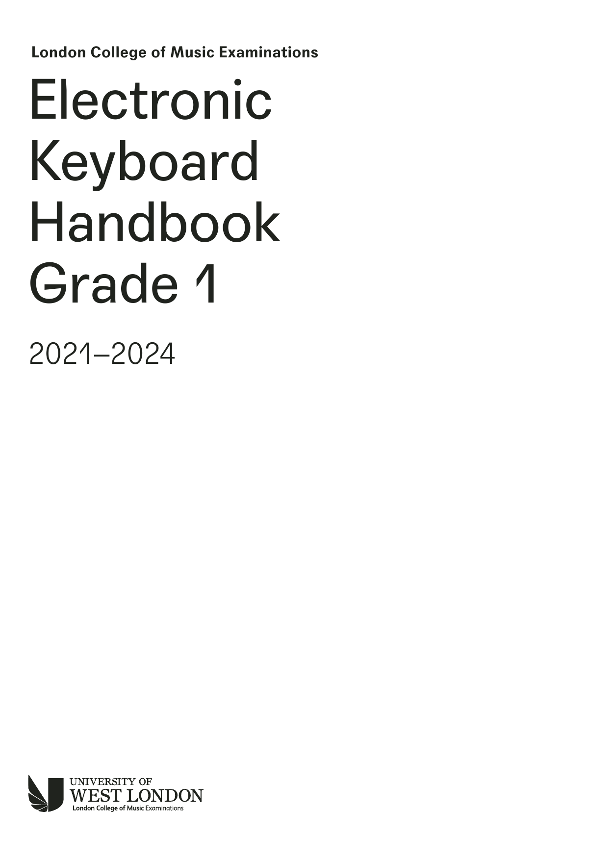 LCME LCME Electronic Keyboard Handbook 2021 Grade 1 sheet music notes and chords arranged for Instrumental Method