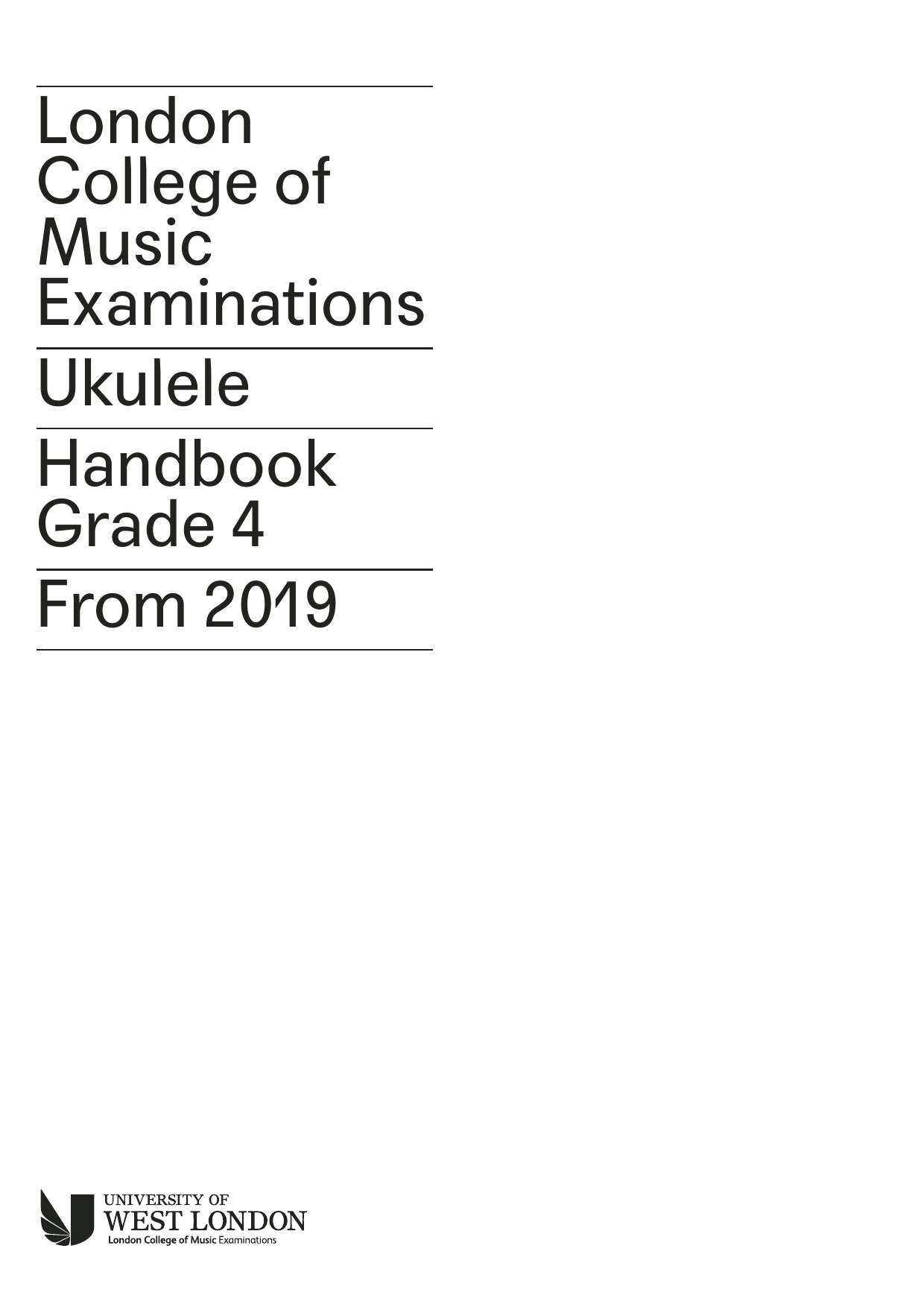 LCME LCME Ukulele Handbook Grade 4 sheet music notes and chords arranged for Instrumental Method