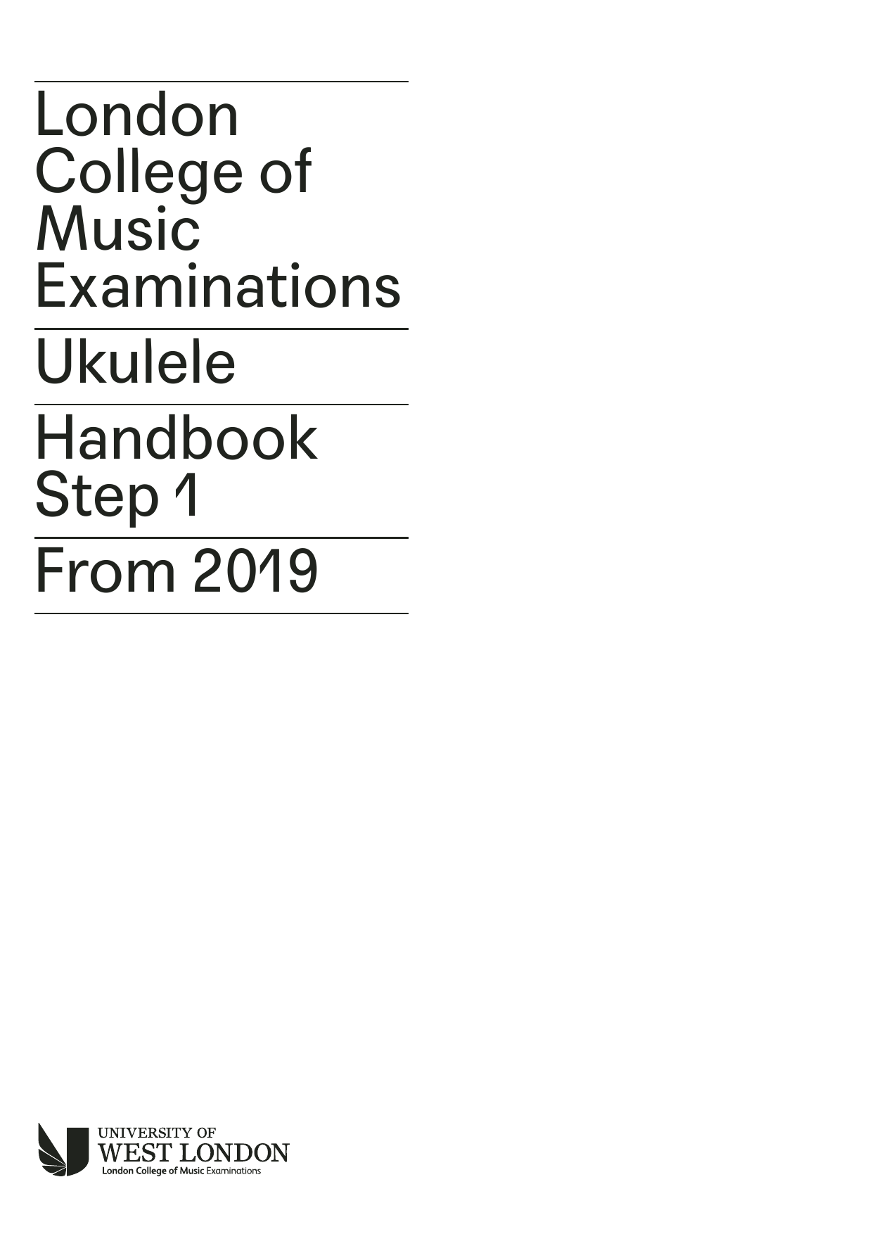 LCME LCME Ukulele Handbook Step 1 sheet music notes and chords arranged for Instrumental Method