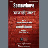 Leonard Bernstein 'Somewhere (from West Side Story) (arr. Robert Edgerton)' SATB Choir