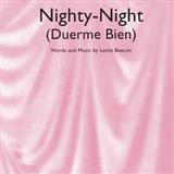 Leslie Beacon 'Nighty-Night (Duerme Bien)' Piano, Vocal & Guitar Chords