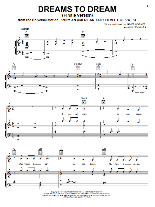 Linda Ronstadt Dreams To Dream (Finale Version) sheet music notes and chords arranged for Piano, Vocal & Guitar Chords (Right-Hand Melody)