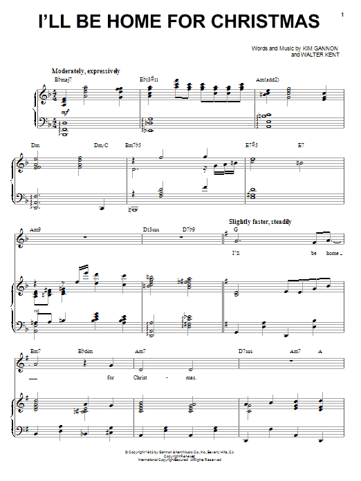 Linda Ronstadt I'll Be Home For Christmas sheet music notes and chords arranged for Piano & Vocal
