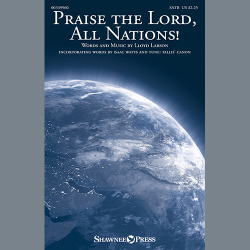 Easily Download Lloyd Larson Printable PDF piano music notes, guitar tabs for  SATB Choir. Transpose or transcribe this score in no time - Learn how to play song progression.