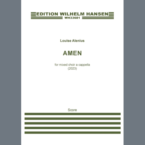 Easily Download Louise Alenius Printable PDF piano music notes, guitar tabs for  SATB Choir. Transpose or transcribe this score in no time - Learn how to play song progression.